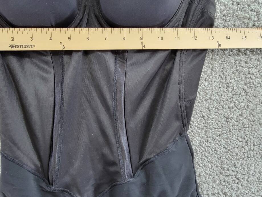 Maidenform Easy up Strapless Firm Control Bodybriefer Women's 38B Black Hook&Eye