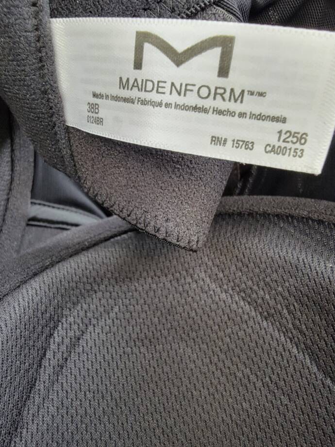 Maidenform Easy up Strapless Firm Control Bodybriefer Women's 38B Black Hook&Eye