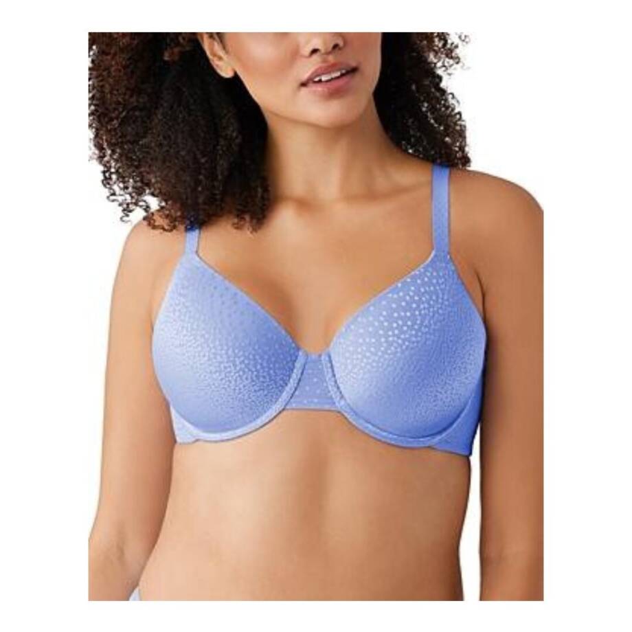 Wacoal Back Appeal T-Shirt Underwire Bra Women's 38DDD Blue Hydrangea Adjustable