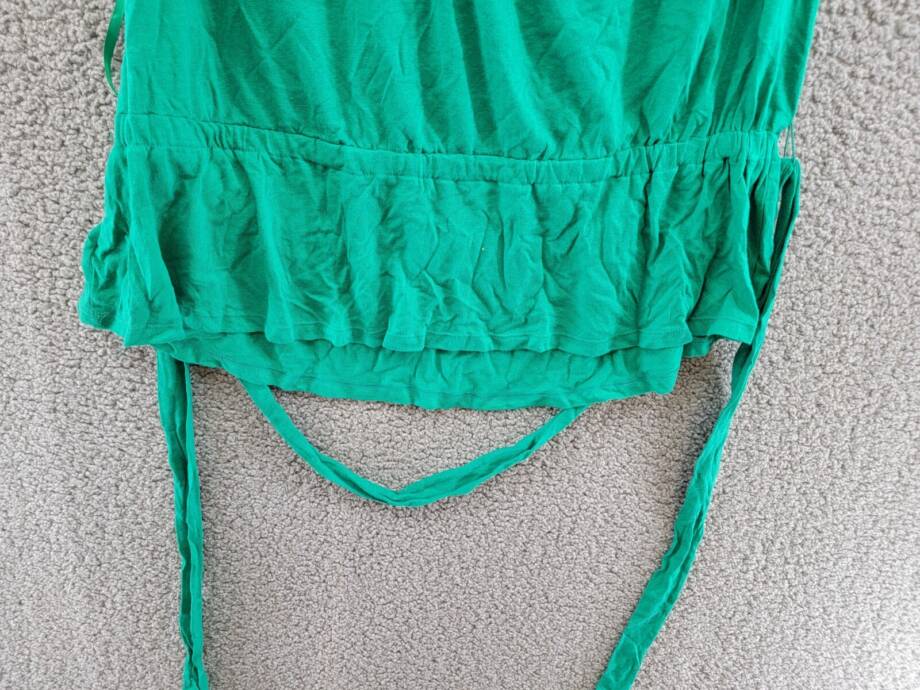 Lauren Ralph Lauren Linen Blend Off Shoulder Top Women's XXL Palm Leaf Pullover