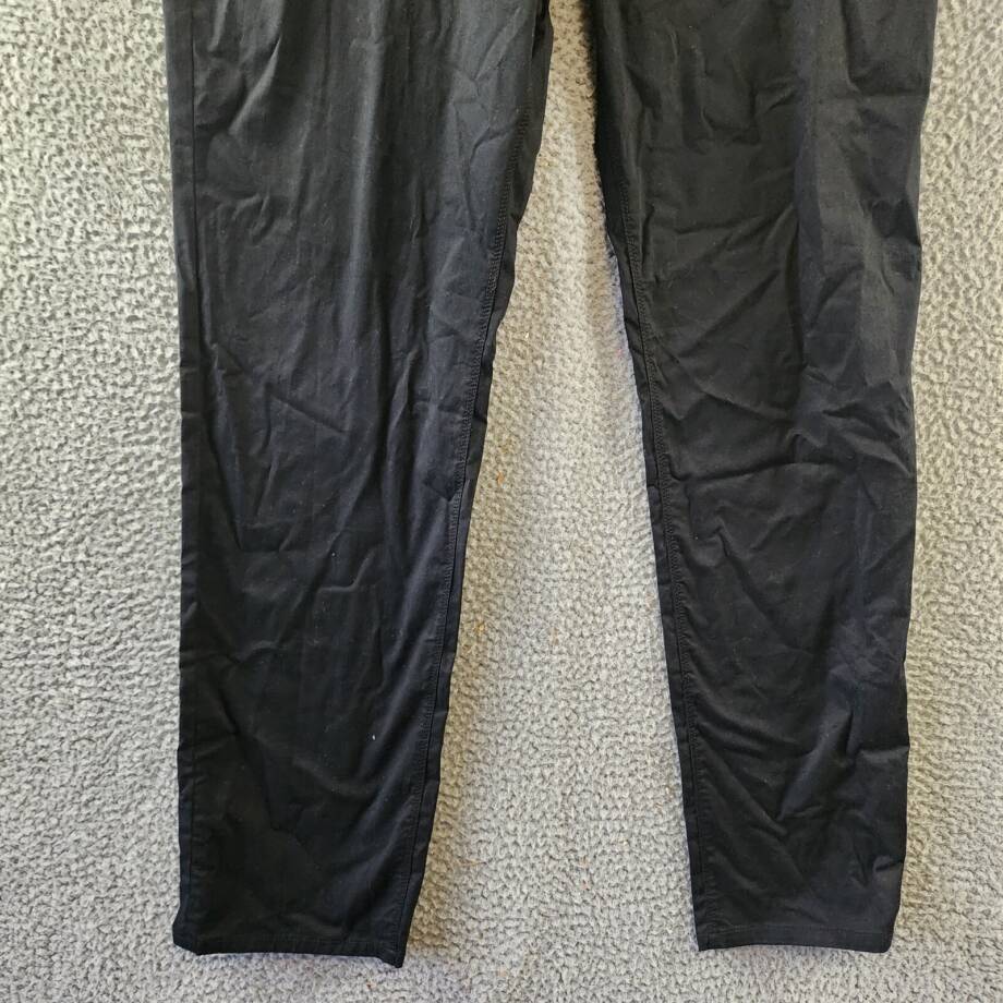 Society of Threads Regular Fit Solid 5-Pocket Pants Men's 36 Black +