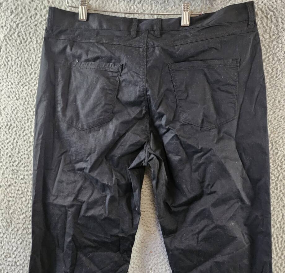Society of Threads Regular Fit Solid 5-Pocket Pants Men's 36 Black +