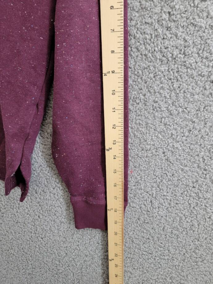 Puma Live In French Terry Crewneck Top Womens S Dark Jasper Long Sleeve Pullover