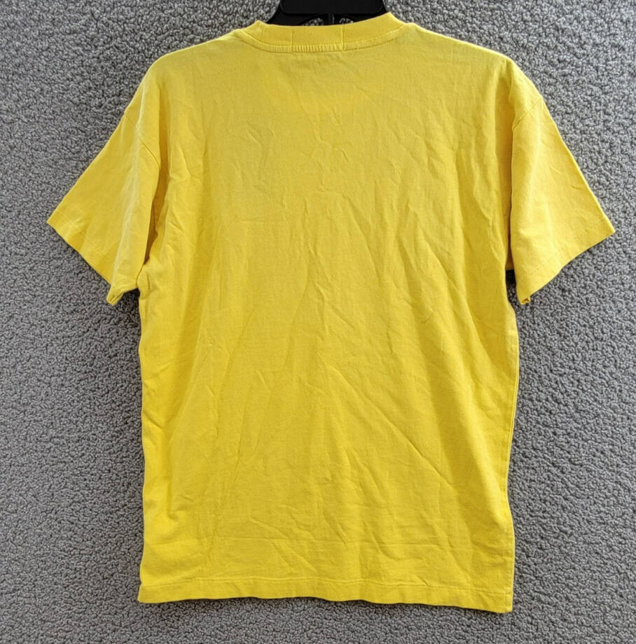 Polo by Ralph Lauren Vintage Fit Slogan-Print T-Shirt Men's XS Sunflower Yellow