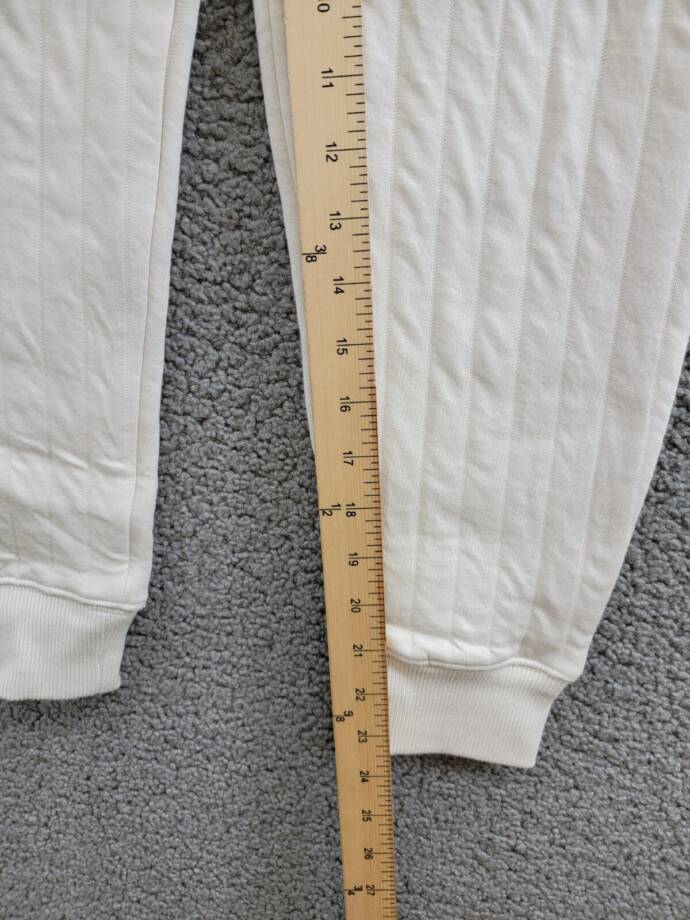 Polo Ralph Lauren Quilted Jogger Pant Big Girls L (12-14) Antique Cream Pull On
