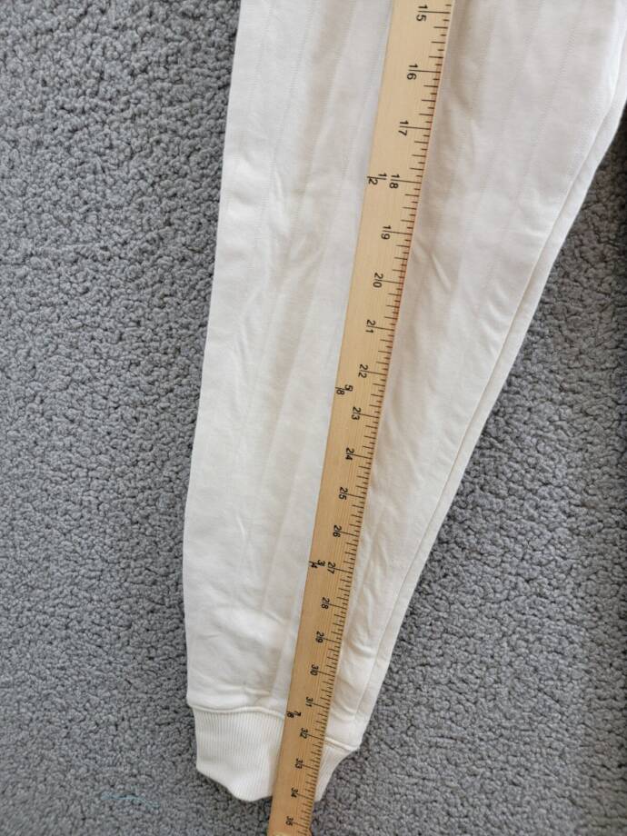 Polo Ralph Lauren Quilted Jogger Pant Big Girls L (12-14) Antique Cream Pull On