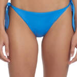 Peixoto Juliet Bikini Bottom Women's L Lazuli Blue Solid Side Tie Closures