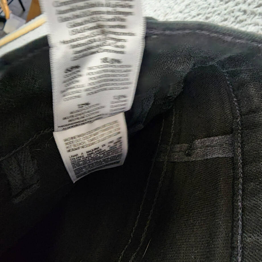 MOTHER The Patch Pocket Insider Ankle High Rise Jeans Womens 24 Pitch Button Zip