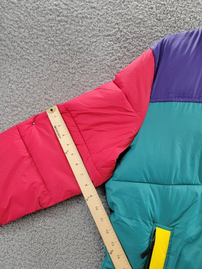 Club Room Colorblocked Quilted Full-Zip Puffer Jacket Men's L Multi Long Sleeve