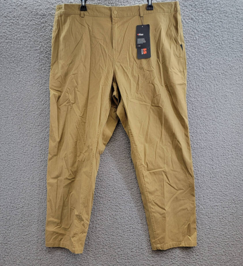 Bass Outdoor Baxter Twill Stretch Chino Pants Men's XXL Antique Bronze High Rise