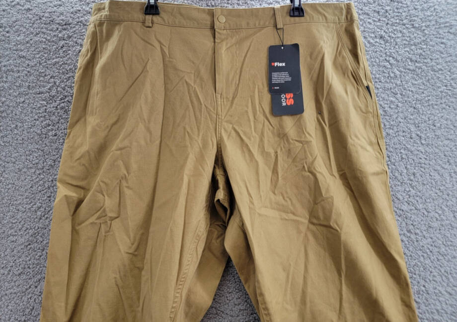 Bass Outdoor Baxter Twill Stretch Chino Pants Men's XXL Antique Bronze High Rise