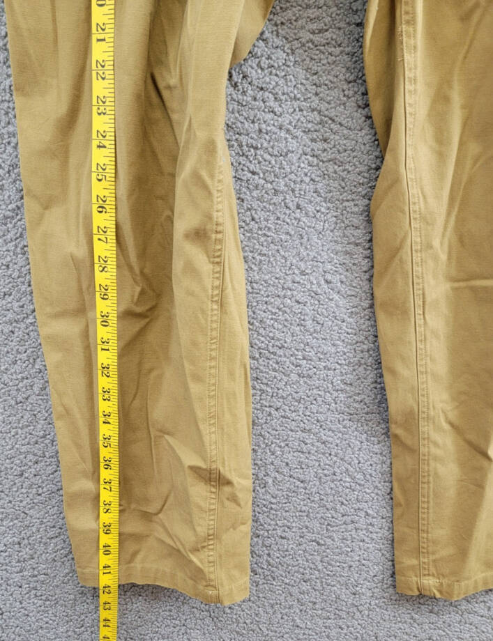 Bass Outdoor Baxter Twill Stretch Chino Pants Men's XXL Antique Bronze High Rise