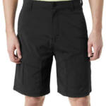 BASS OUTDOOR Worker Cargo 9" Shorts Men's 32 Black Pockets Button Zip Closure