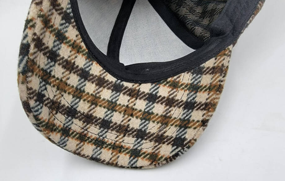 Hat Attack Everyday Plaid Cap Women's O/S Brown Multi Sliding Buckle Closure