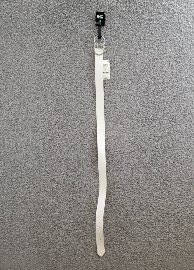 I.N.C. International Concepts Double Circle Belt Women's S White