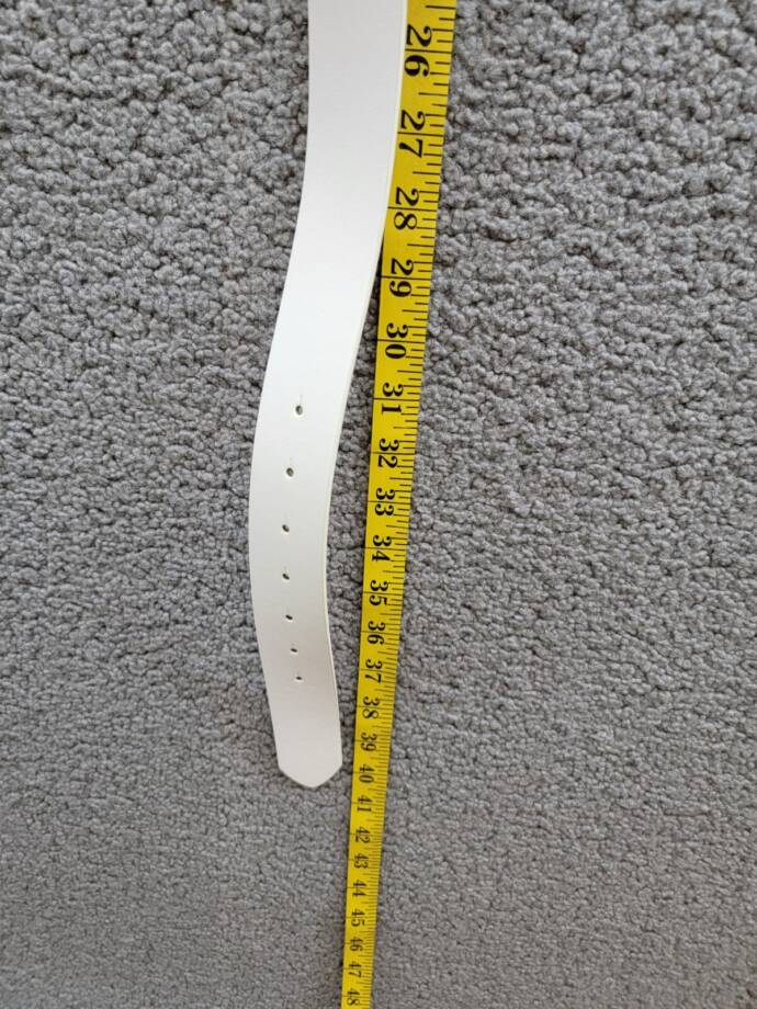 I.N.C. International Concepts Double Circle Belt Women's S White