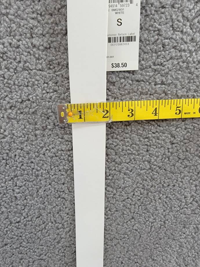 I.N.C. International Concepts Double Circle Belt Women's S White
