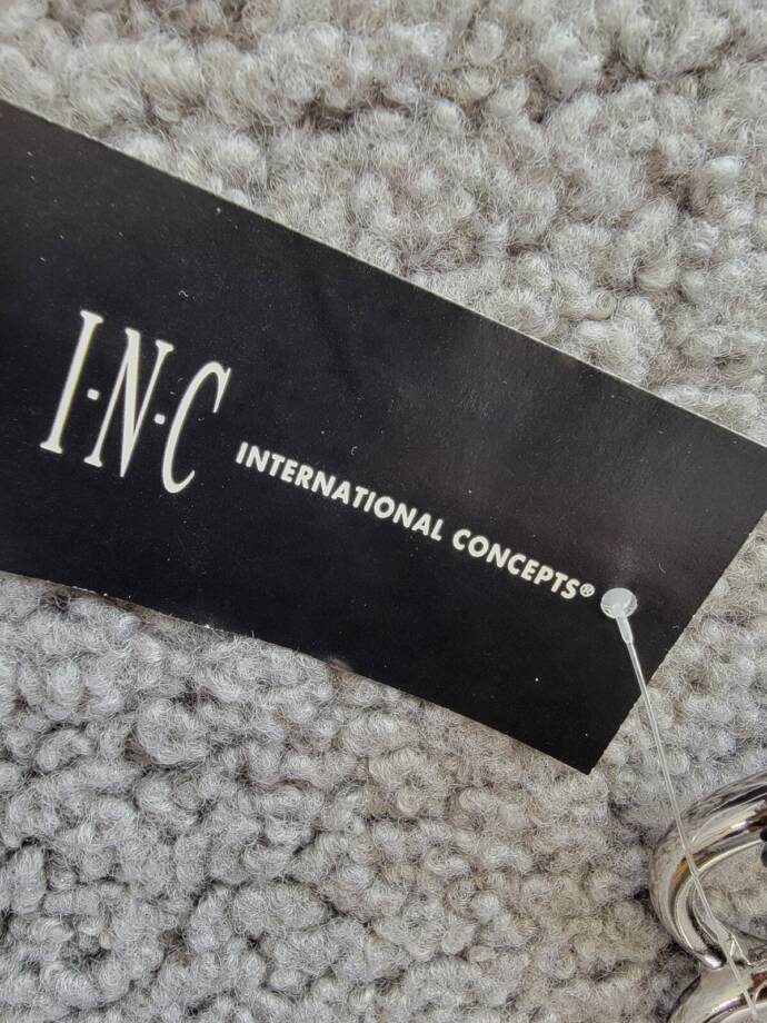 I.N.C. International Concepts Double Circle Belt Women's S White