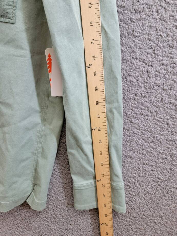 Bass Outdoor Relaxed Fit Solid Worker Shirt Jacket Men's M Lily Pad Snap Closure