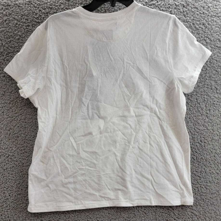 Polo by Ralph Lauren Team USA Graphic Jersey Tee Women's XL White Multi Pullover