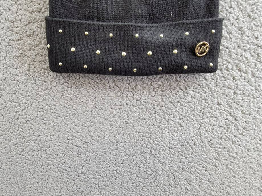 MICHAEL Michael Kors Studded Cozy Knit Beanie Women's One Size Black