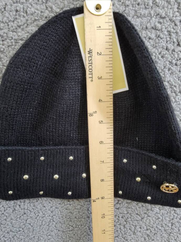 MICHAEL Michael Kors Studded Cozy Knit Beanie Women's One Size Black