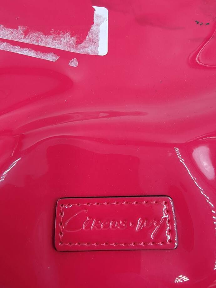 Circus by Sam Edelman Patent Kisslock Clutch Bag Women's Pink Chain Strap