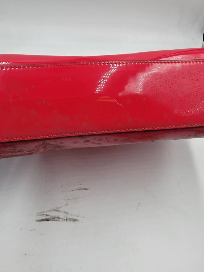 Circus by Sam Edelman Patent Kisslock Clutch Bag Women's Pink Chain Strap