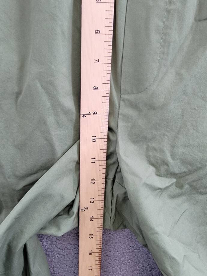 On 34th Plus Size Trendy Utility Pants Women's 1X Olivine Elastic Waist Pull-On~