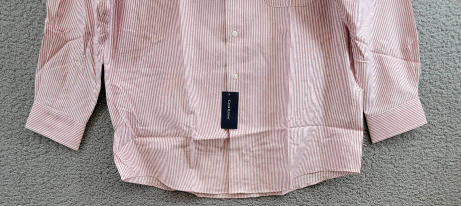 Club Room Regular Fit Performance University Stripe Dress Shirt Men's 16 32-33
