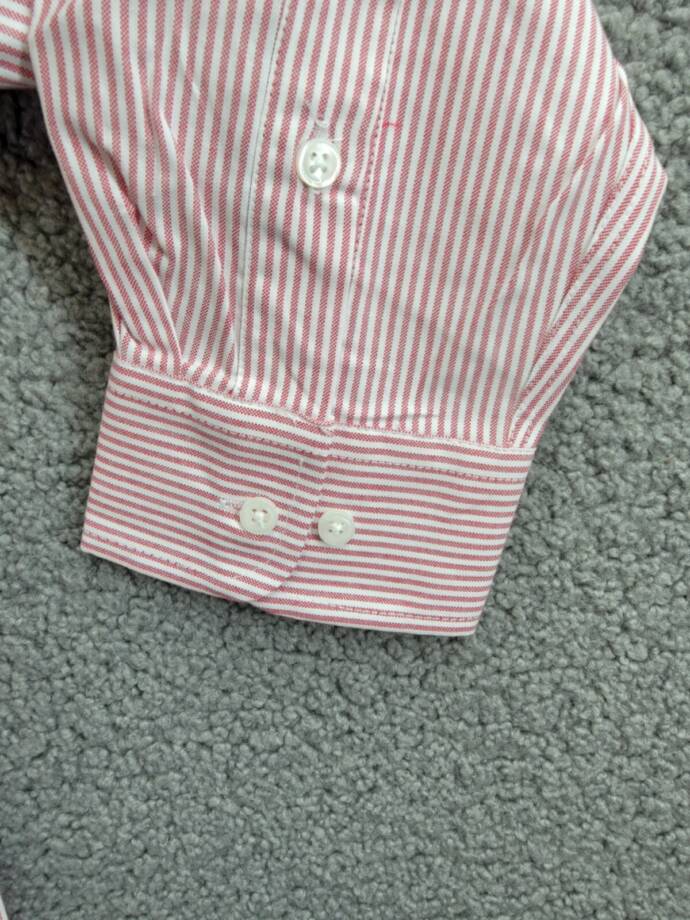 Club Room Regular Fit Performance University Stripe Dress Shirt Men's 16 32-33