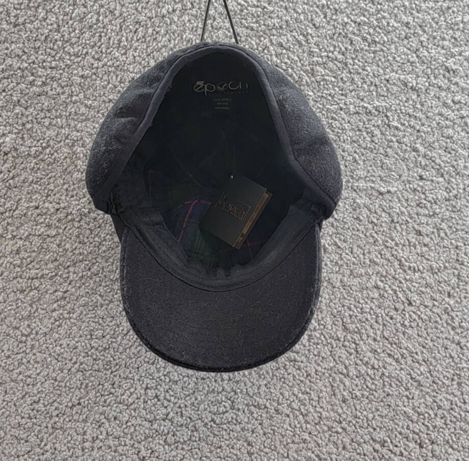 Epoch Hats Company Wool Earflap Cap with Sherpa Lining Women's O/S Black