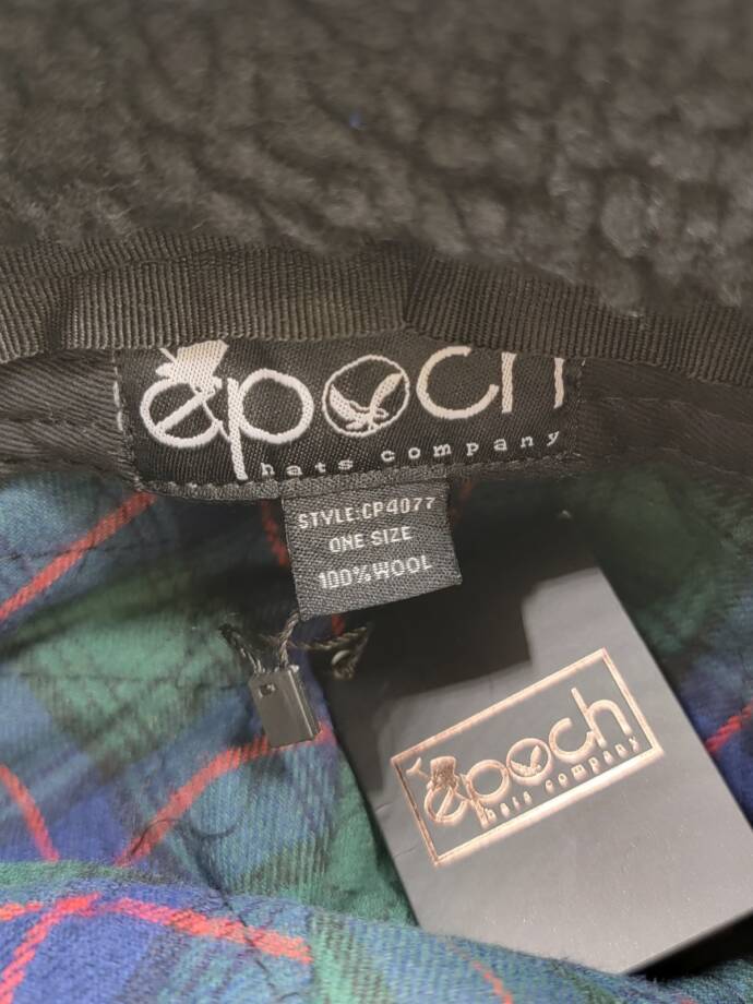 Epoch Hats Company Wool Earflap Cap with Sherpa Lining Women's O/S Black