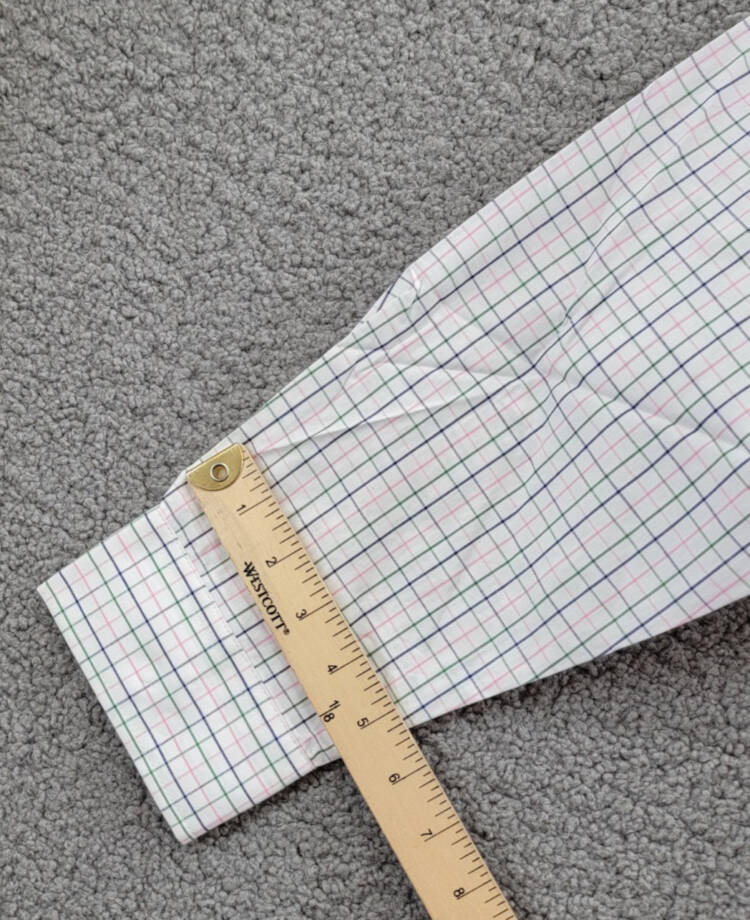 Club Room Regular Fit Letto Plaid Dress Shirt Men's 17 34/35 Green Pink Button