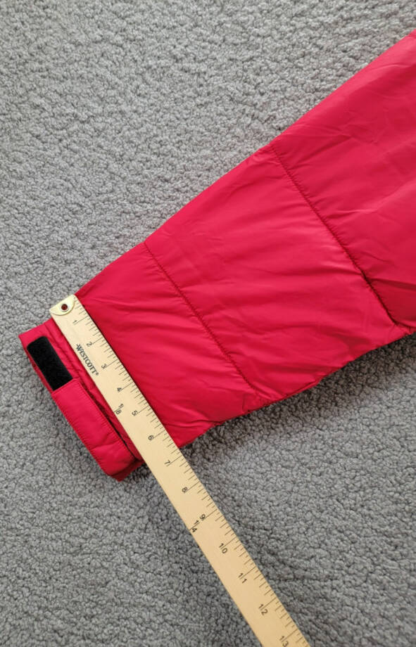 Club Room Colorblocked Quilted Full-Zip Puffer Jacket Men's L Red Long Sleeve