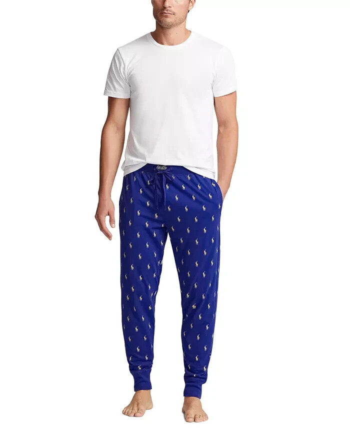 Polo Ralph Lauren 2-Pk. Jersey Sleep Jogger Pants Men's L Multi Elastic Waist