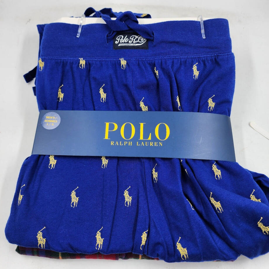 Polo Ralph Lauren 2-Pk. Jersey Sleep Jogger Pants Men's L Multi Elastic Waist
