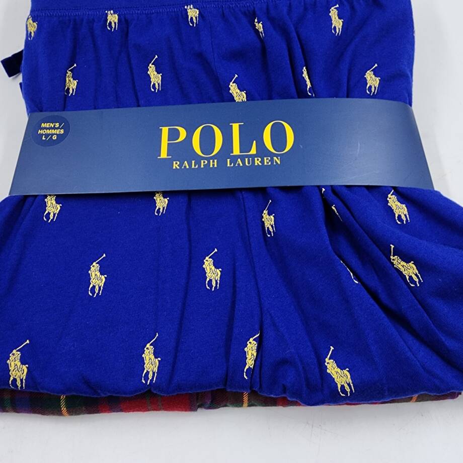 Polo Ralph Lauren 2-Pk. Jersey Sleep Jogger Pants Men's L Multi Elastic Waist