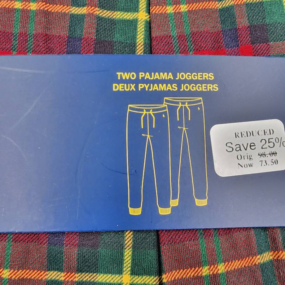 Polo Ralph Lauren 2-Pk. Jersey Sleep Jogger Pants Men's L Multi Elastic Waist