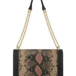 INC International Concepts Ajae Flap Crossbody Bag Women's Multi Snake/Gold