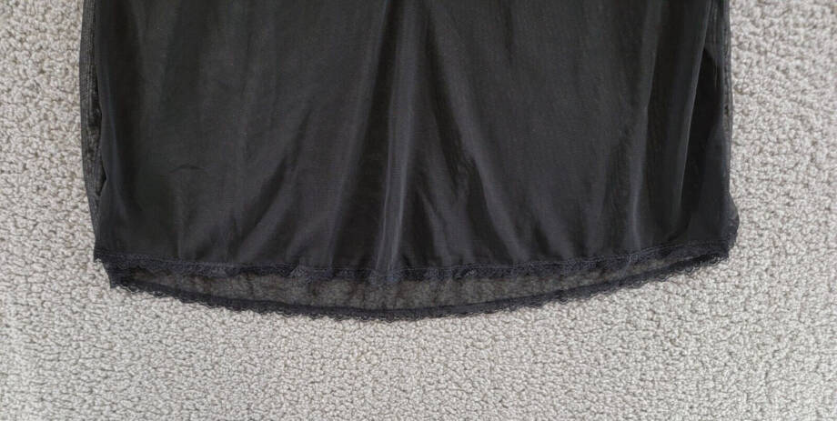 iCollection Sylvie Lace Halter Chemise Lingerie Set Women's XL Black - 2 Piece