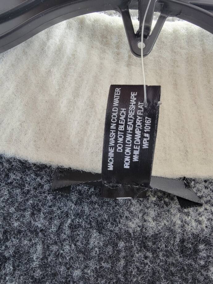 AQUA Quarter Zip Sweater Women's XS Cement Black/Ivory Long Sleeve Pullover