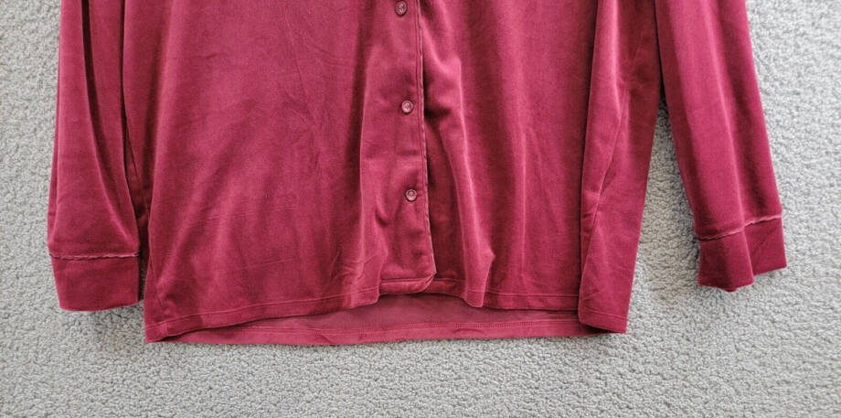I.N.C. International Concepts Velour Notch Collar Packaged Pajama Women's XXL