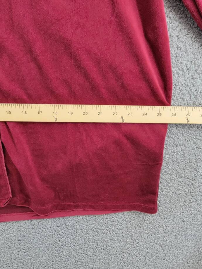 I.N.C. International Concepts Velour Notch Collar Packaged Pajama Women's XXL