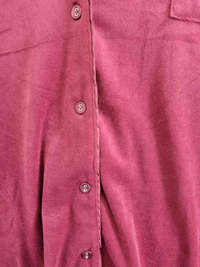 I.N.C. International Concepts Velour Notch Collar Packaged Pajama Women's XXL