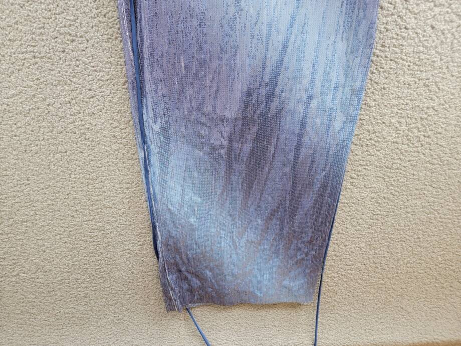 Violet Weekend Strappy Ombré Sequin Gown Juniors' 3/4 Blue/Silver Lace Zip Back