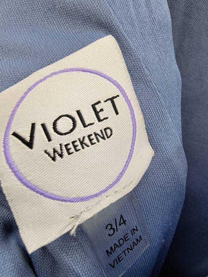 Violet Weekend Strappy Ombré Sequin Gown Juniors' 3/4 Blue/Silver Lace Zip Back