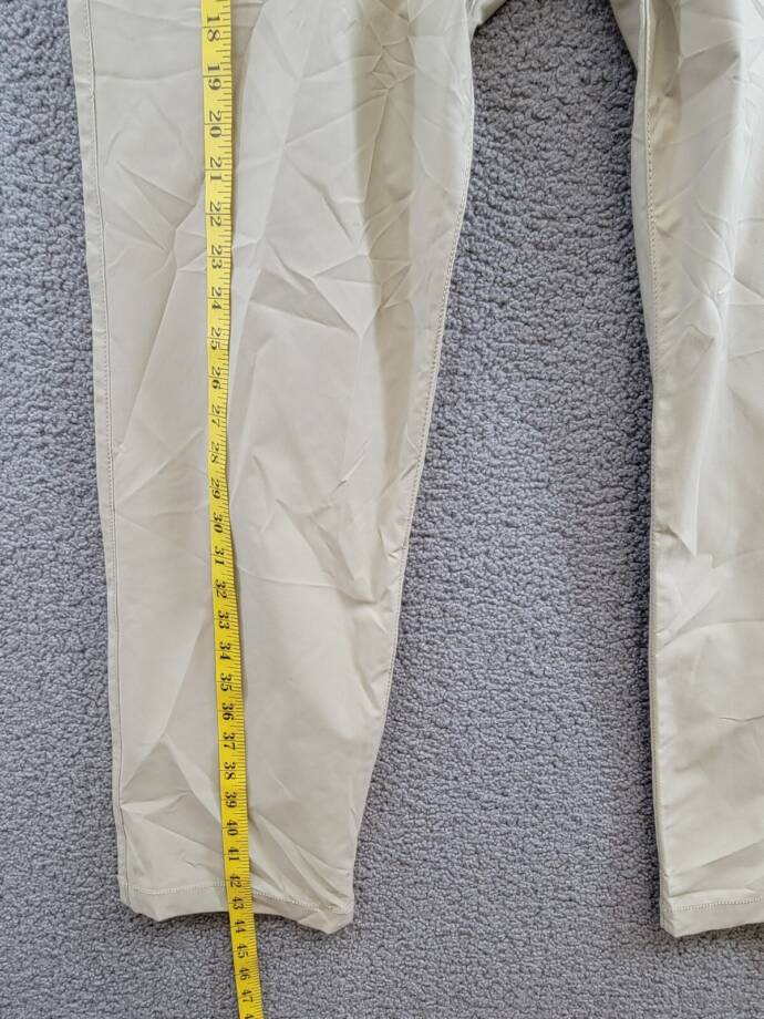 Bass Outdoor Straight-Fit Traveler Pants Men's 36 Trench Coat Button Zip Closure
