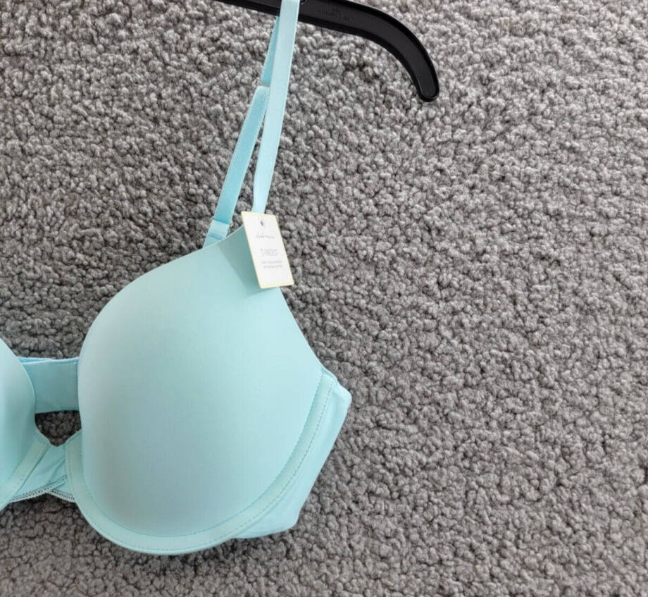 On Gossamer Sleek Micro Convertible T-Shirt Bra Women's 32D Clearwater Hook &Eye
