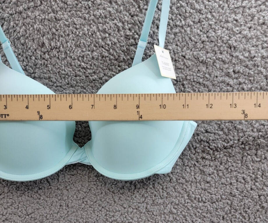 On Gossamer Sleek Micro Convertible T-Shirt Bra Women's 32D Clearwater Hook &Eye